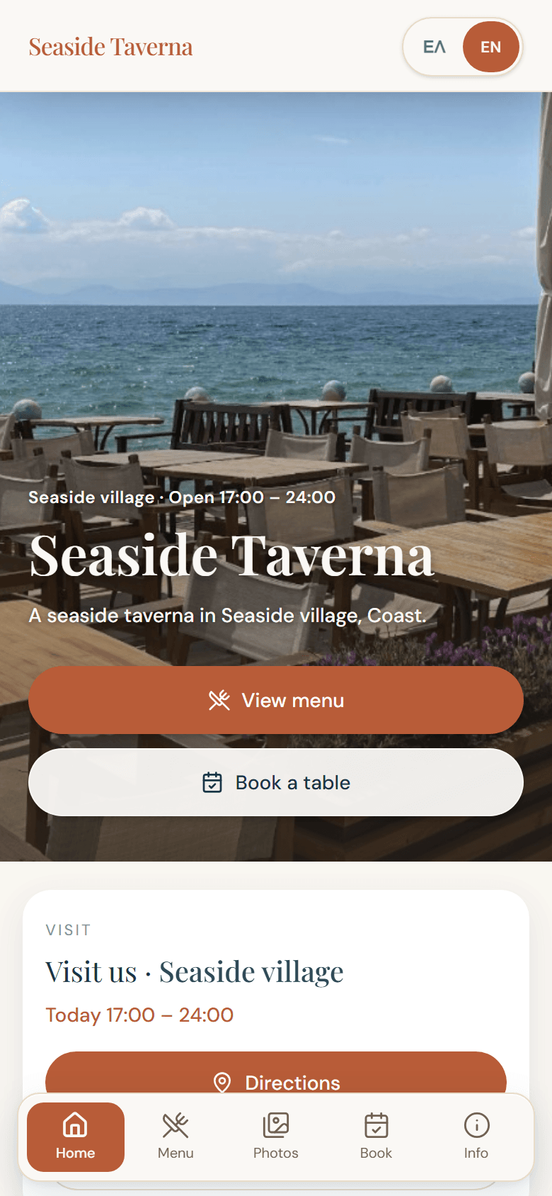 Taverna guest app